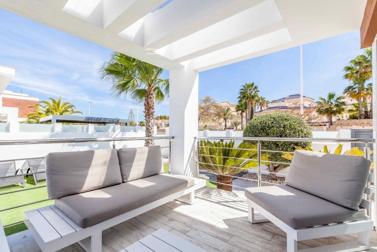 Casa Bos Orange Wellness Luxury Entire Villa Jacuzzi & Pool Gran Alacant Near Beach Puerto Marino Bagian luar foto