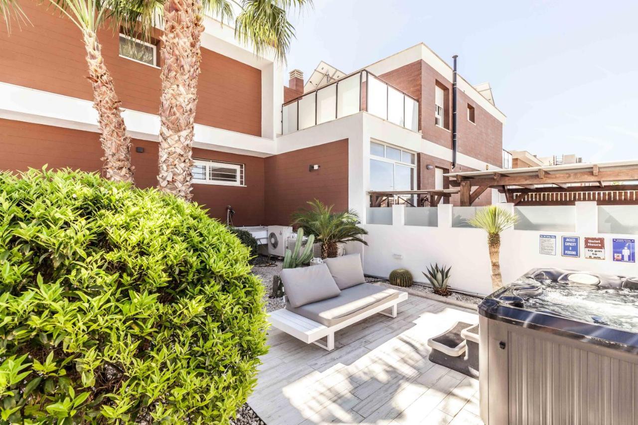 Casa Bos Orange Wellness Luxury Entire Villa Jacuzzi & Pool Gran Alacant Near Beach Puerto Marino Bagian luar foto