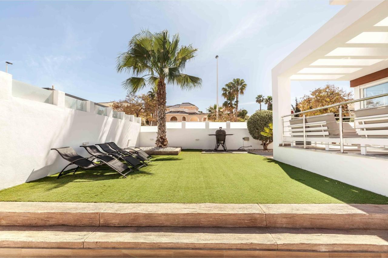 Casa Bos Orange Wellness Luxury Entire Villa Jacuzzi & Pool Gran Alacant Near Beach Puerto Marino Bagian luar foto