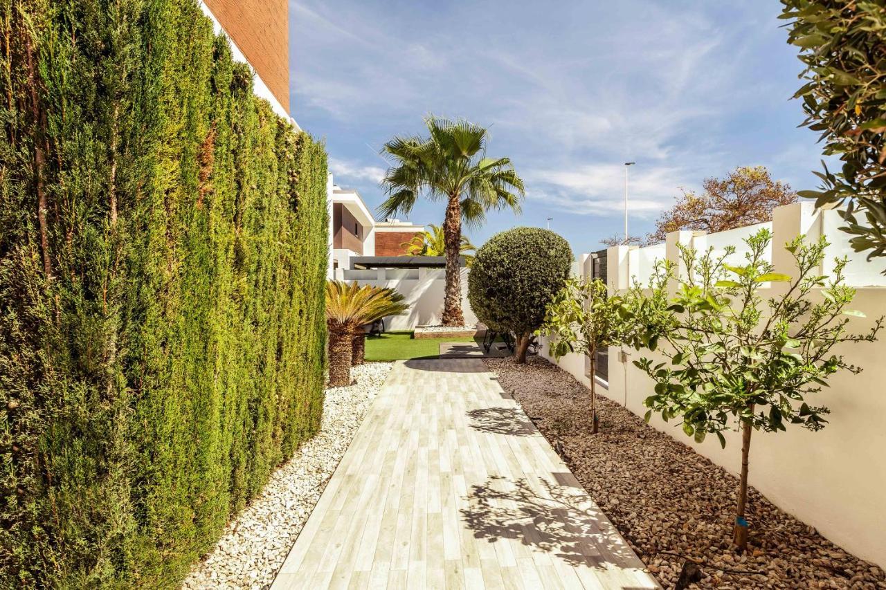 Casa Bos Orange Wellness Luxury Entire Villa Jacuzzi & Pool Gran Alacant Near Beach Puerto Marino Bagian luar foto