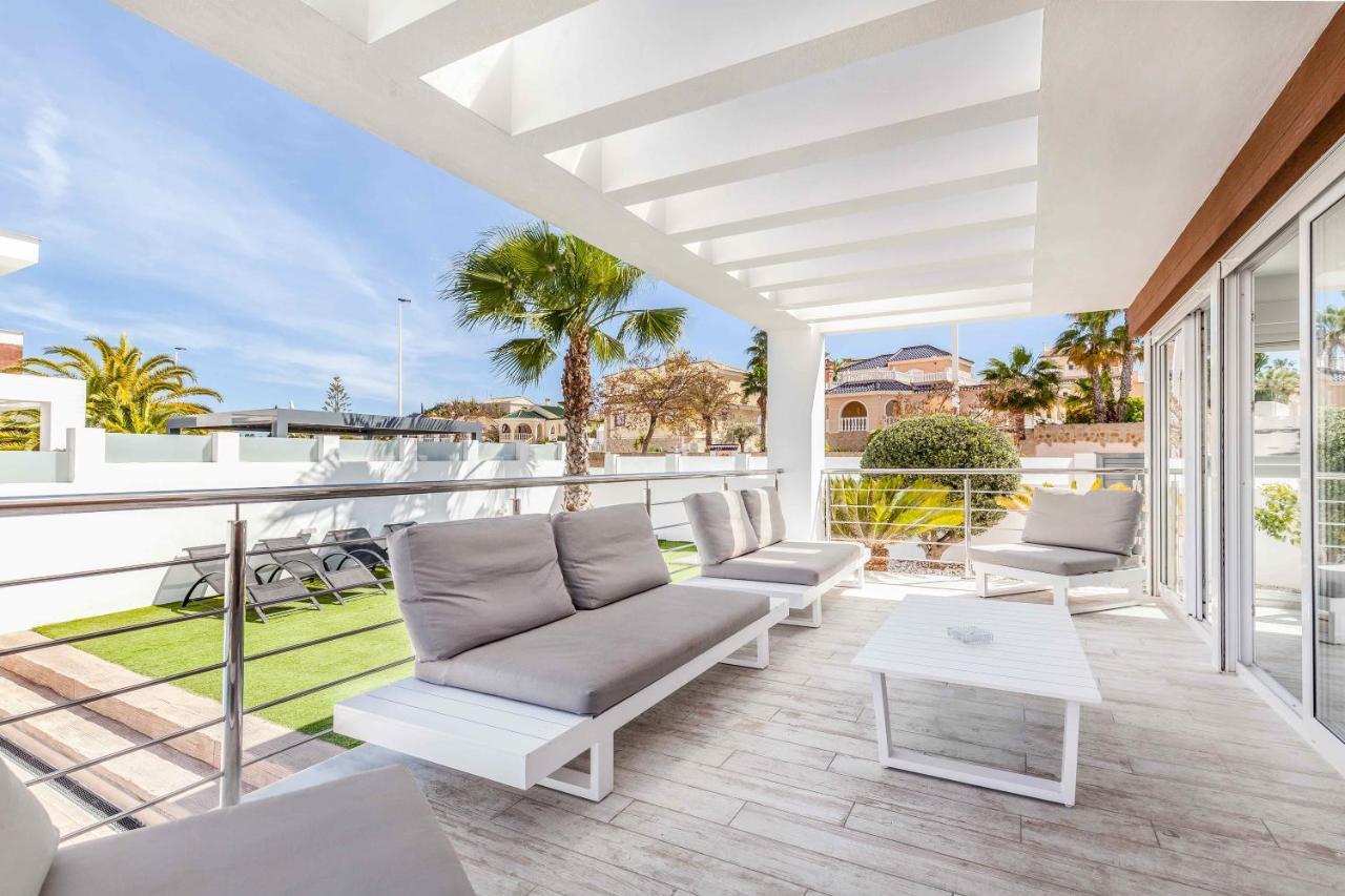 Casa Bos Orange Wellness Luxury Entire Villa Jacuzzi & Pool Gran Alacant Near Beach Puerto Marino Bagian luar foto