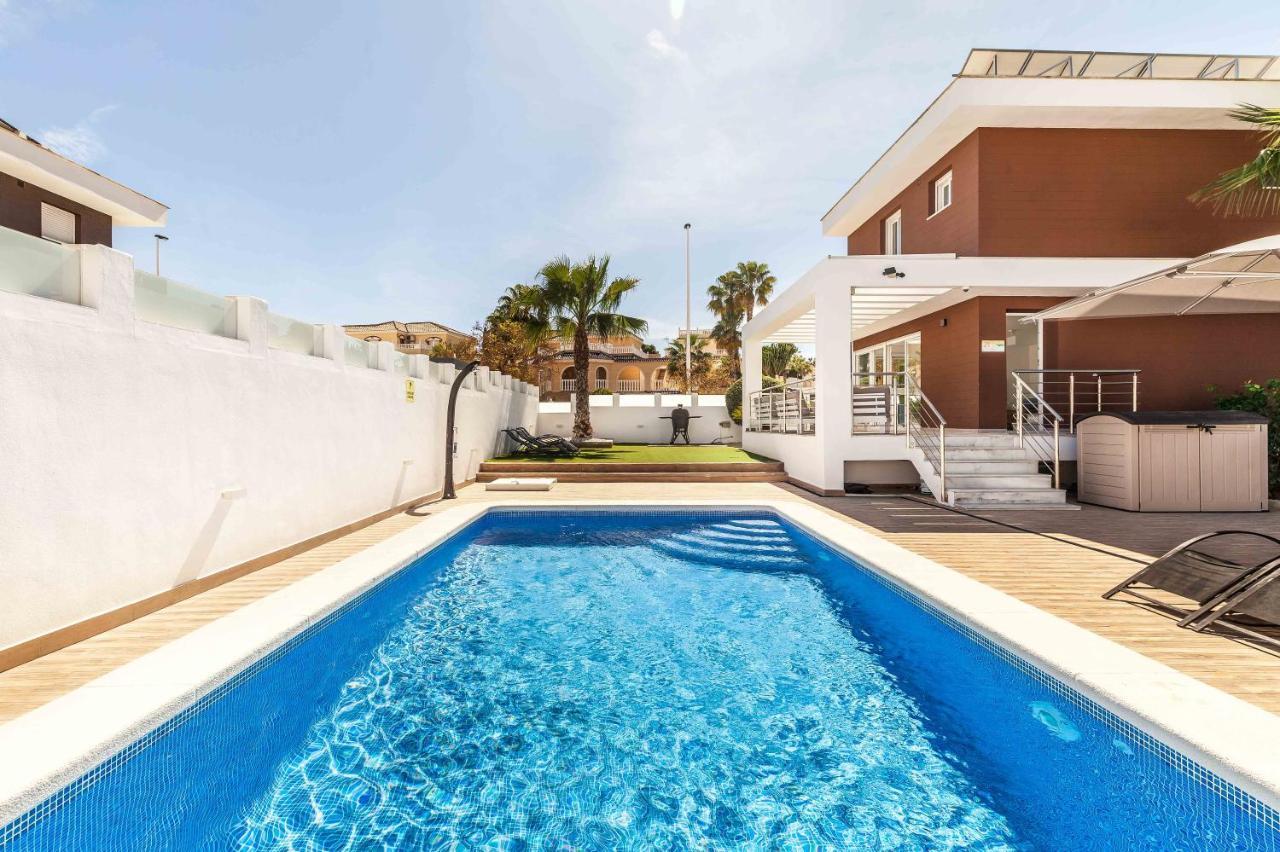 Casa Bos Orange Wellness Luxury Entire Villa Jacuzzi & Pool Gran Alacant Near Beach Puerto Marino Bagian luar foto