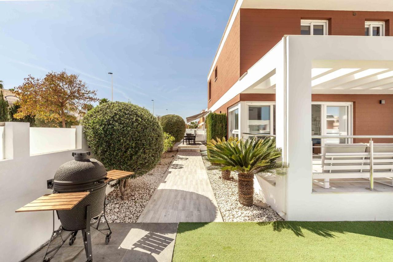 Casa Bos Orange Wellness Luxury Entire Villa Jacuzzi & Pool Gran Alacant Near Beach Puerto Marino Bagian luar foto