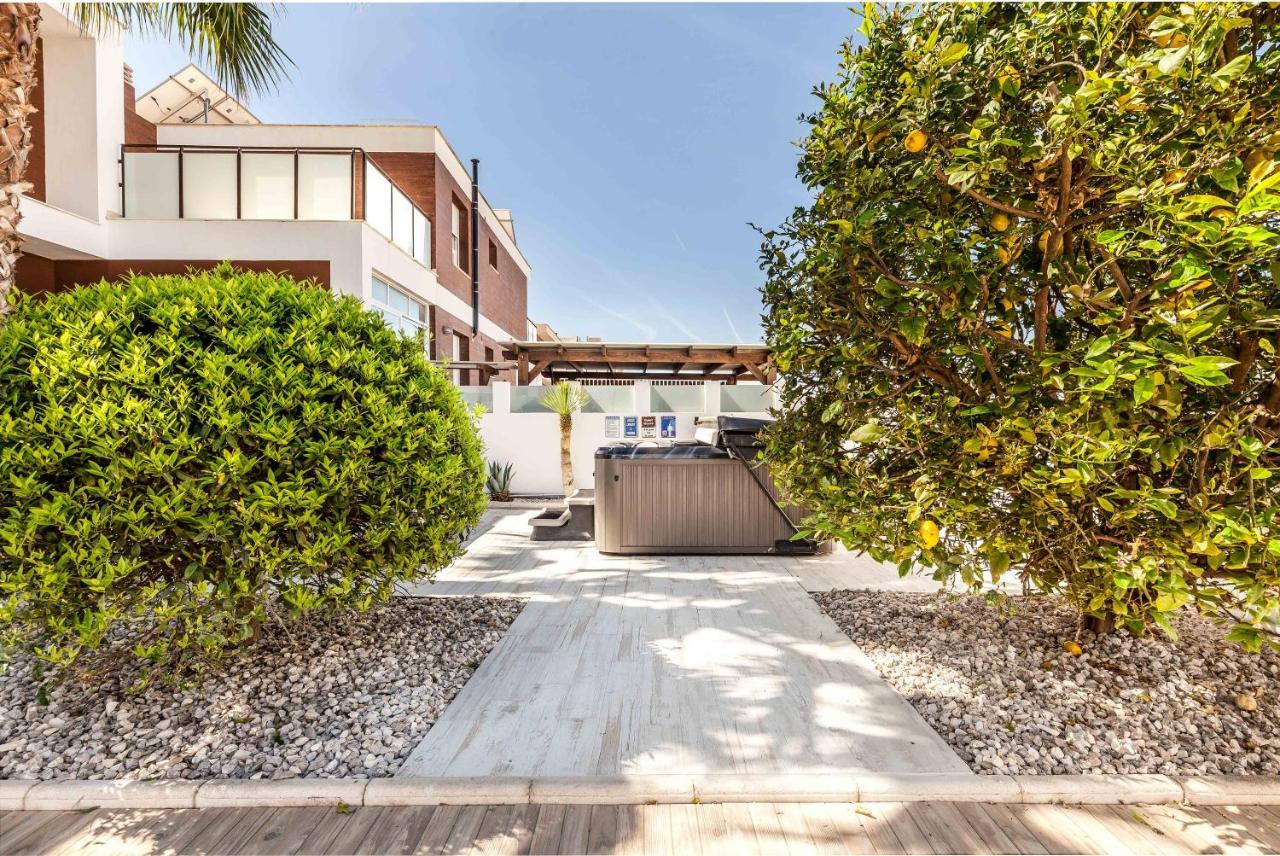 Casa Bos Orange Wellness Luxury Entire Villa Jacuzzi & Pool Gran Alacant Near Beach Puerto Marino Bagian luar foto