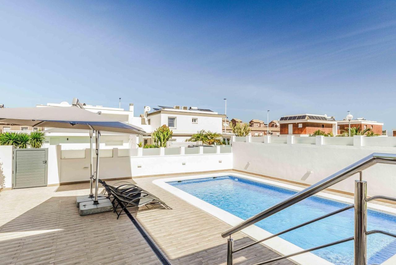 Casa Bos Orange Wellness Luxury Entire Villa Jacuzzi & Pool Gran Alacant Near Beach Puerto Marino Bagian luar foto